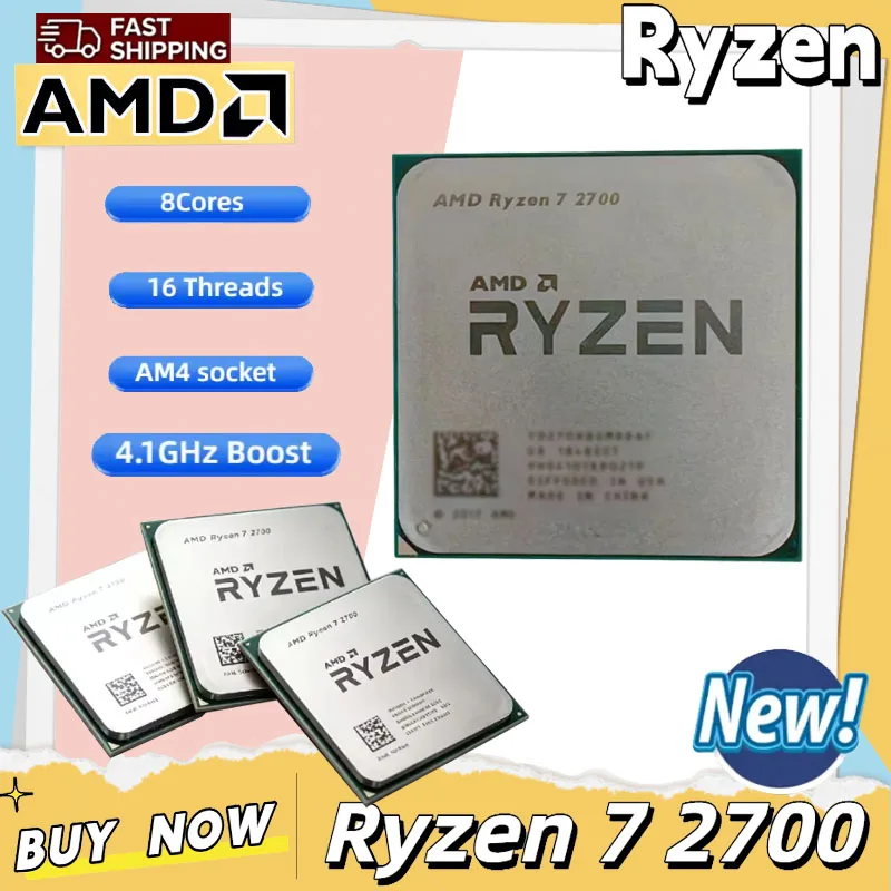 Amd Cpu Ryzen 7 - AMD Ryzen 7 2700 CPU Desktop