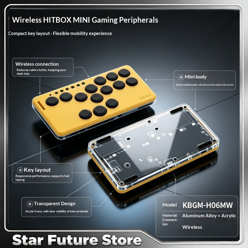 Gaming Keyboard Mini - Tastiera da gioco portatile wireless con