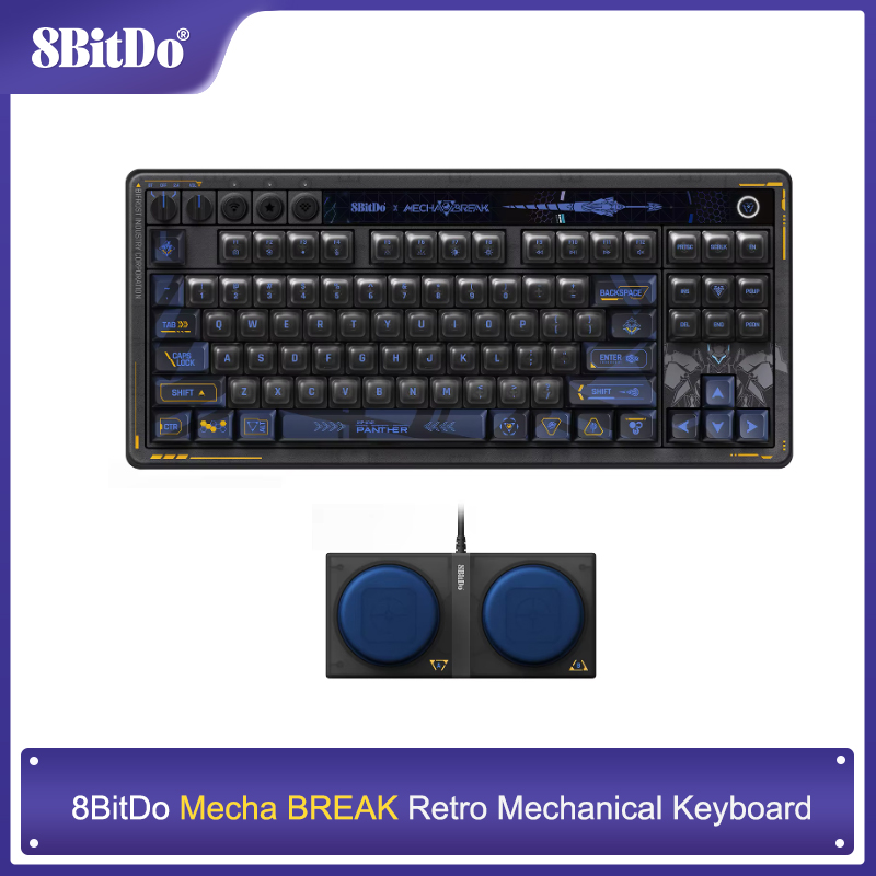 Gaming Keyboard Hot Swappable - Tastiera meccanica retrò 8BitDo 87 -