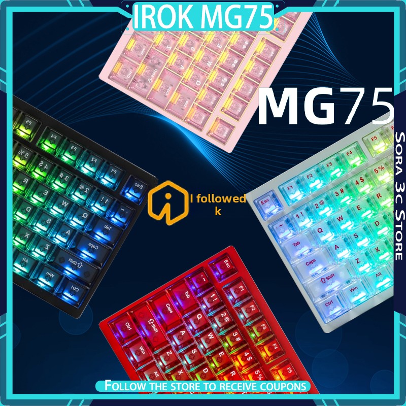 IROK MG75 PRO Tastiera meccani - Gaming Keyboard Hot Swappable recensione e prezzo
